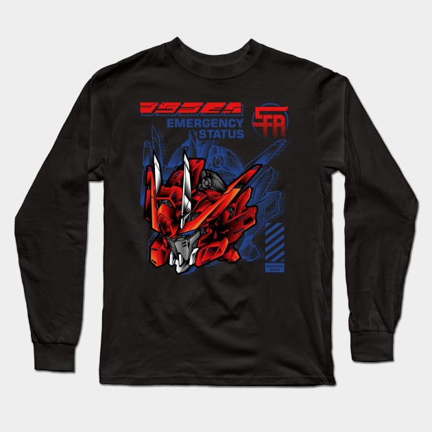 Mecha Gundam Long Sleeve T-Shirt by midthos